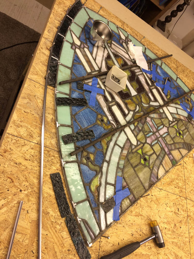 Church window repair