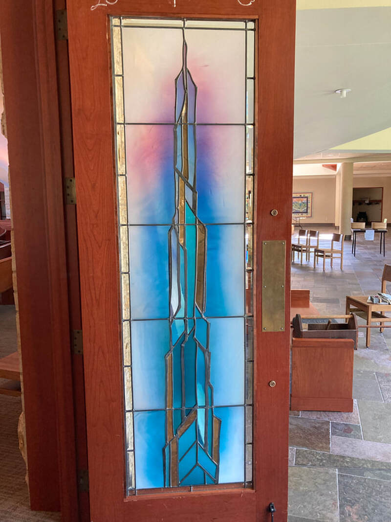 Church window repair.
